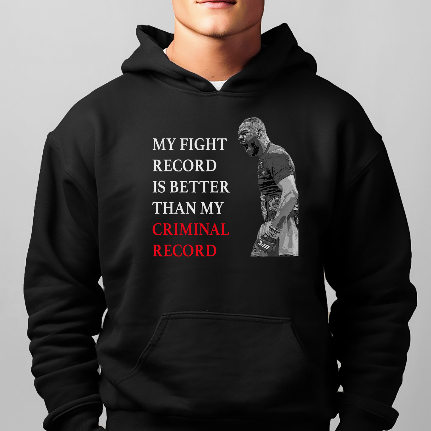 Jon Jones "Criminal Record" Hoodie